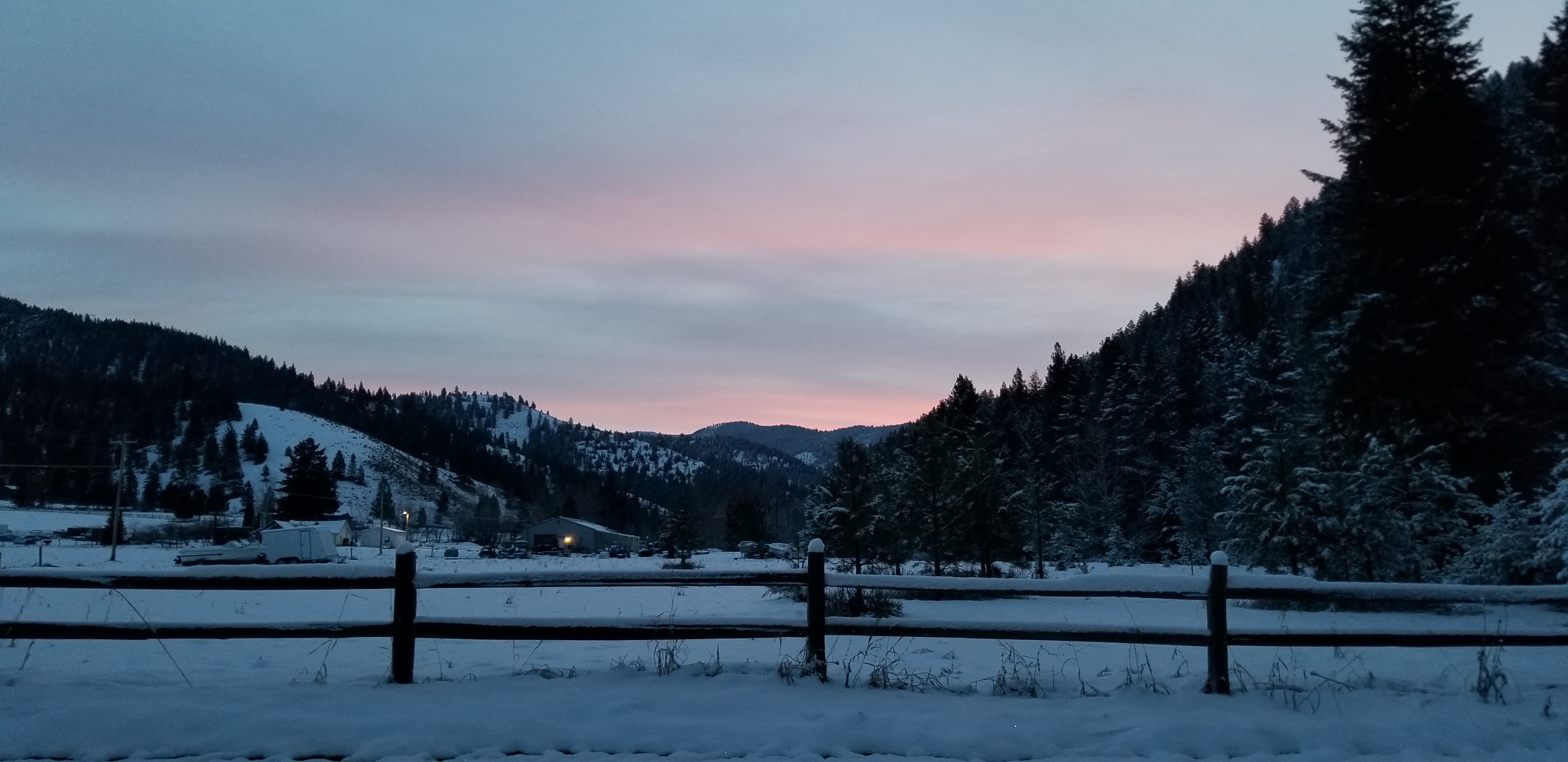 Sunset in Montana